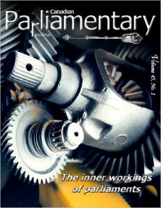 Cover of issue featuring gears