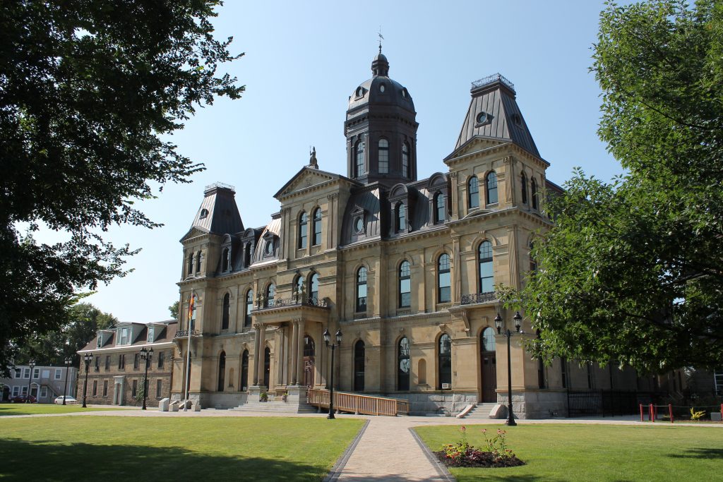 Photo of the Legislative Assemly of New Brunswick Building