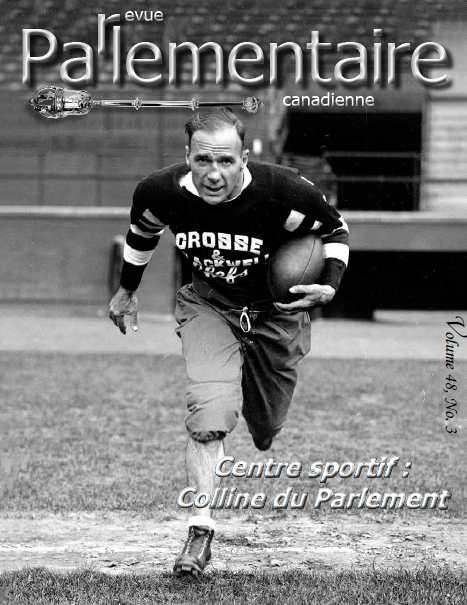 Couverture de l'été 2025 (v. 48, n. 3) Centre sportif : Colline du Parlement