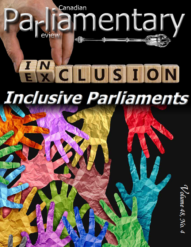 This issue of Canadian Parliamentary Review focuses on Inclusive Parliaments.