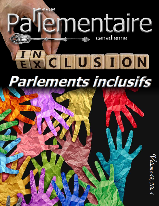 Ce numéro de la Revue parlementaire canadienne est consacré aux parlements inclusifs.