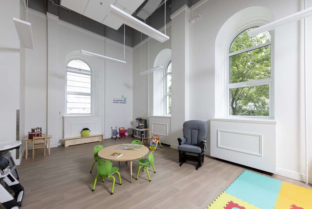 Photo of drop-in daycare.